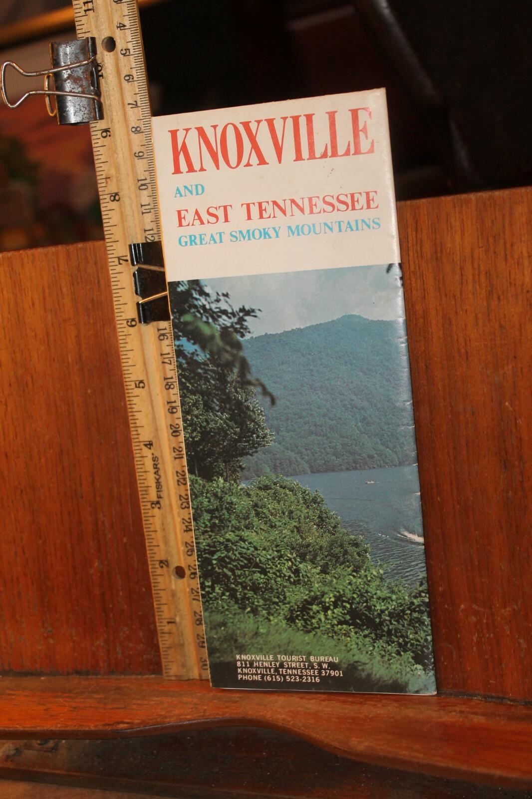 Vintage Travel Brochure Map Knoxville East Tennessee Great