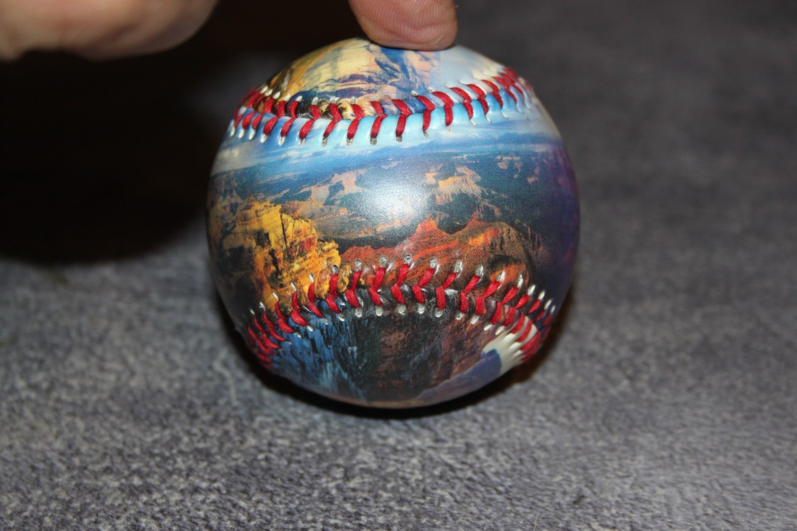 Grand Canyon National Park Souvenir Baseball with Clear Box Case