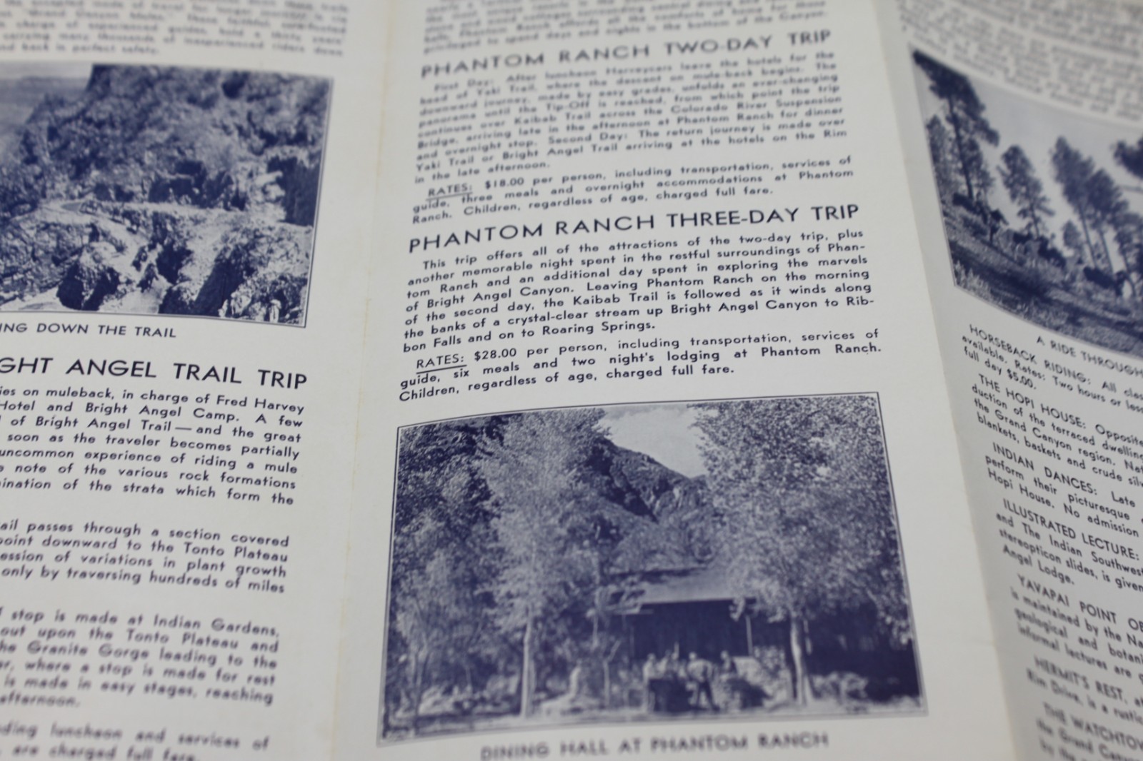 Grand Canyon National Park Travel Brochure EL Tovar Hotel