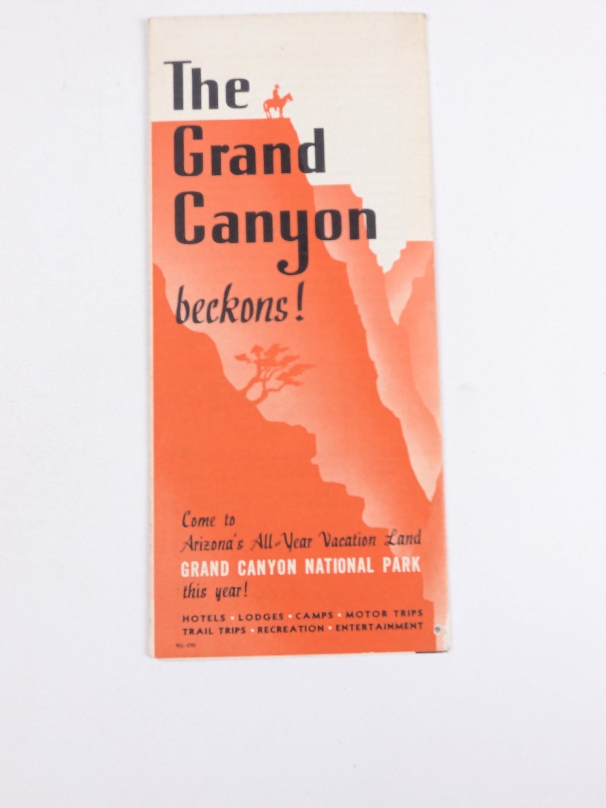 C1940-50s – The Grand Canyon Beckon! Pamphlet Colorful – B14