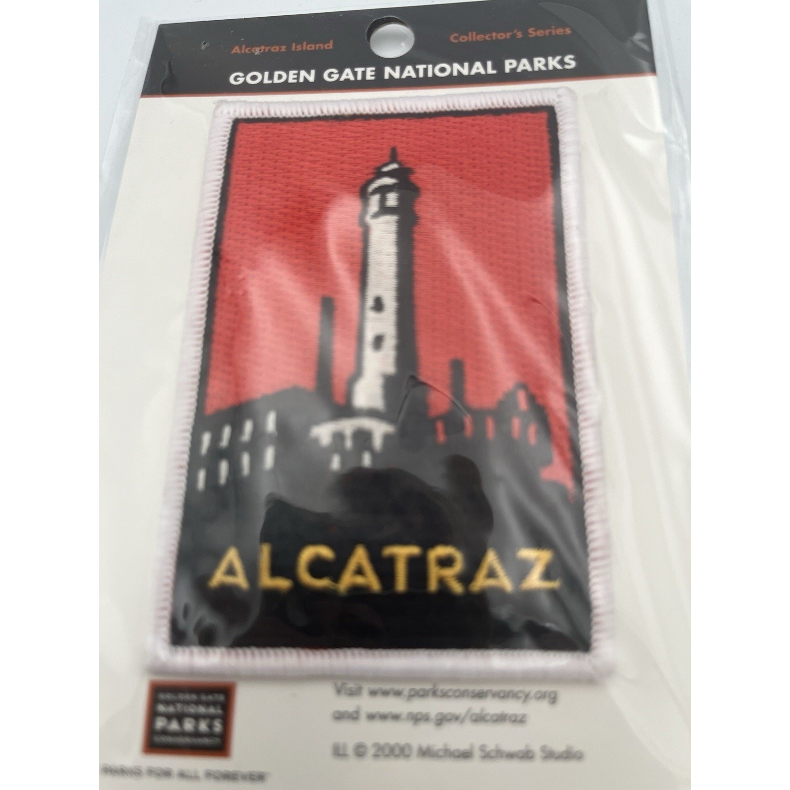 Alcatraz Patch Golden Gate National Parks Vacation Souvenir Iron On Sew On S83