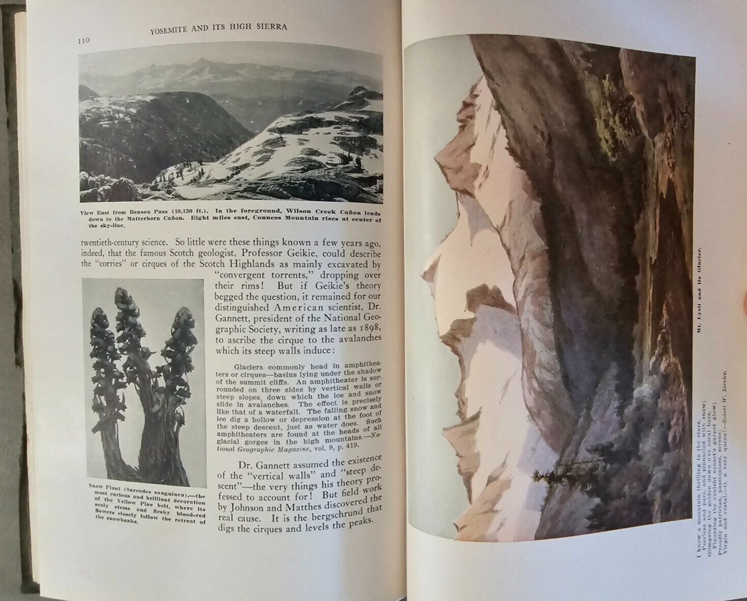 Yosemite & it’s High Sierra, Written by John H. Williams, 1914, Nice!