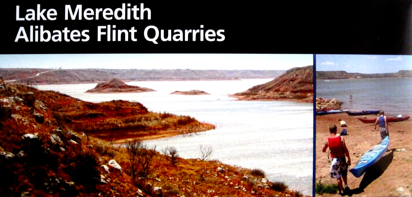 Lake Meredith Alibates Flint Quarry National Park Service Unigrid Brochure