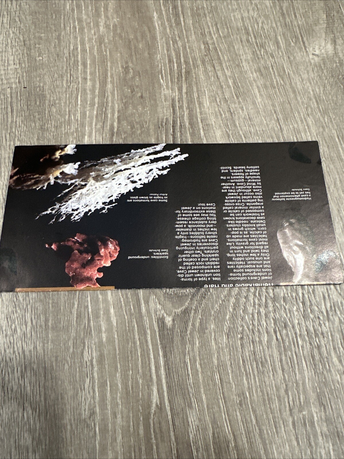 National Park Service Jewel Cave Official Map And Guide 1999