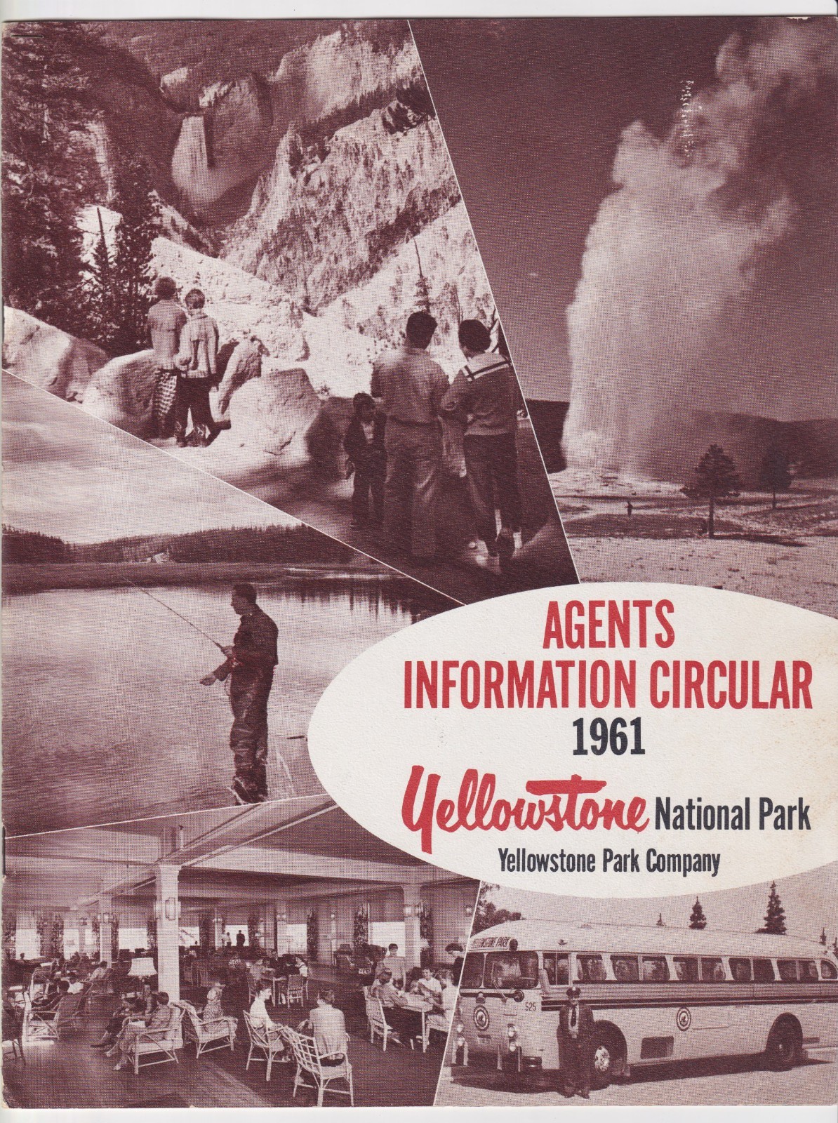 Vintage 1961 Yellowstone ‘Agents Information Circular’ park information book