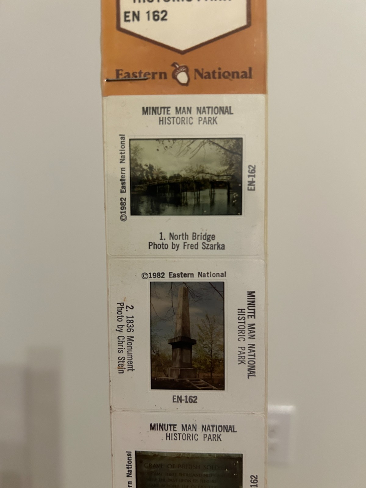 (3) {1980s} “MINUTE MAN NATIONAL HISTORICAL PARK” Photo Slide Set Lot, SEALED!