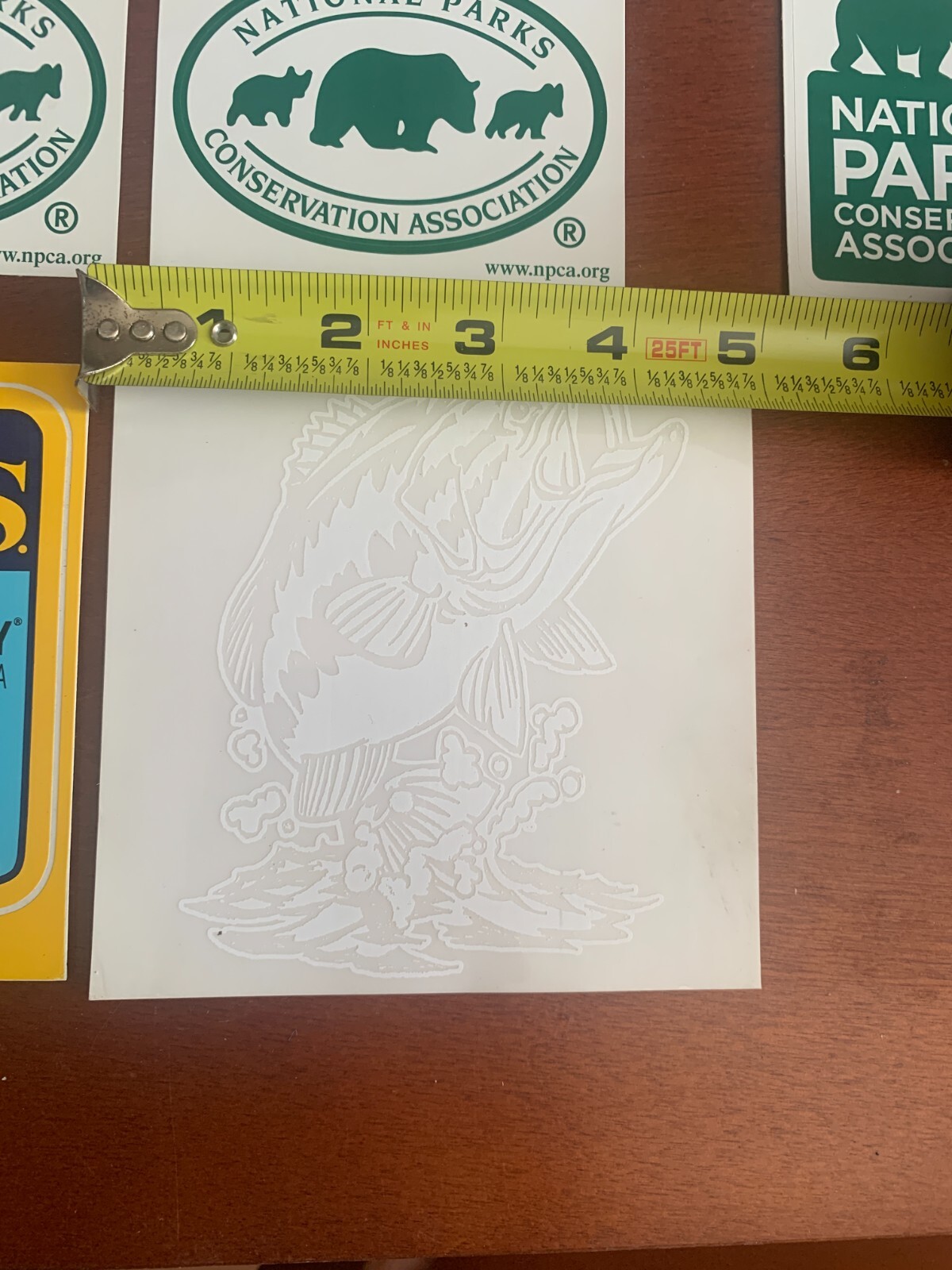 VTG 8 pc lot, NEW National Parks & Conservation, B.A.S.S Anglers, stickers decal