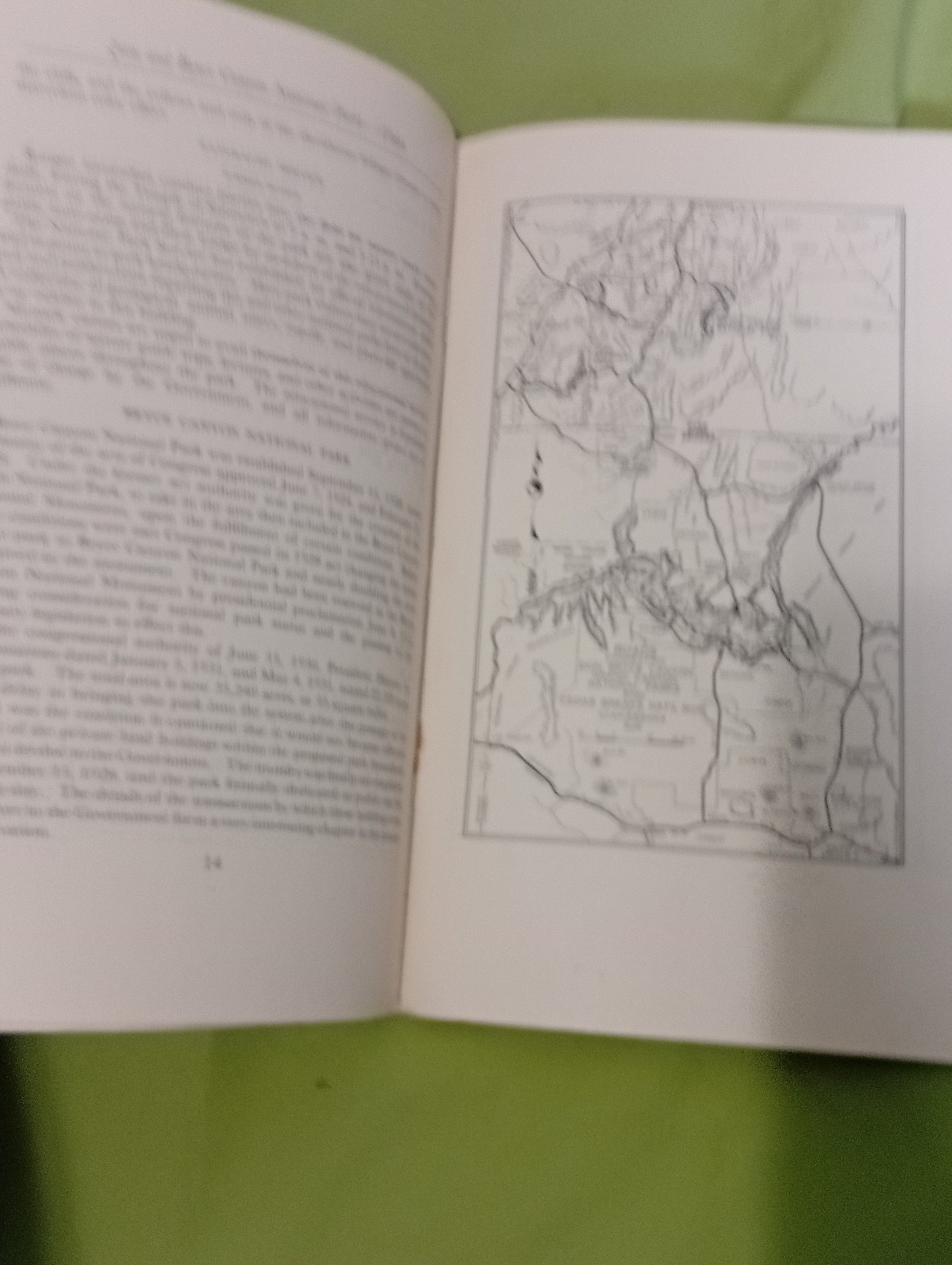 Zion and Bryce Cancon National Parks Utah Souvenir Booklet From 1937