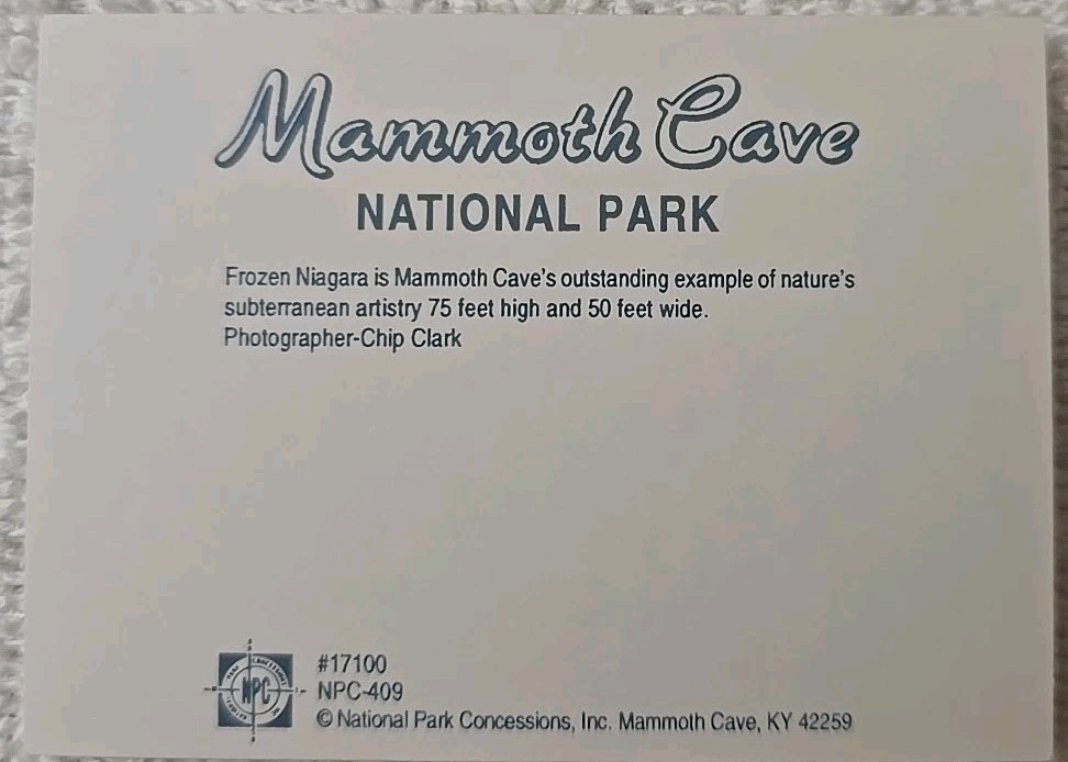 Vintage Mammoth Cave National Park, 12 Print Souvenir Booklet (1B1)