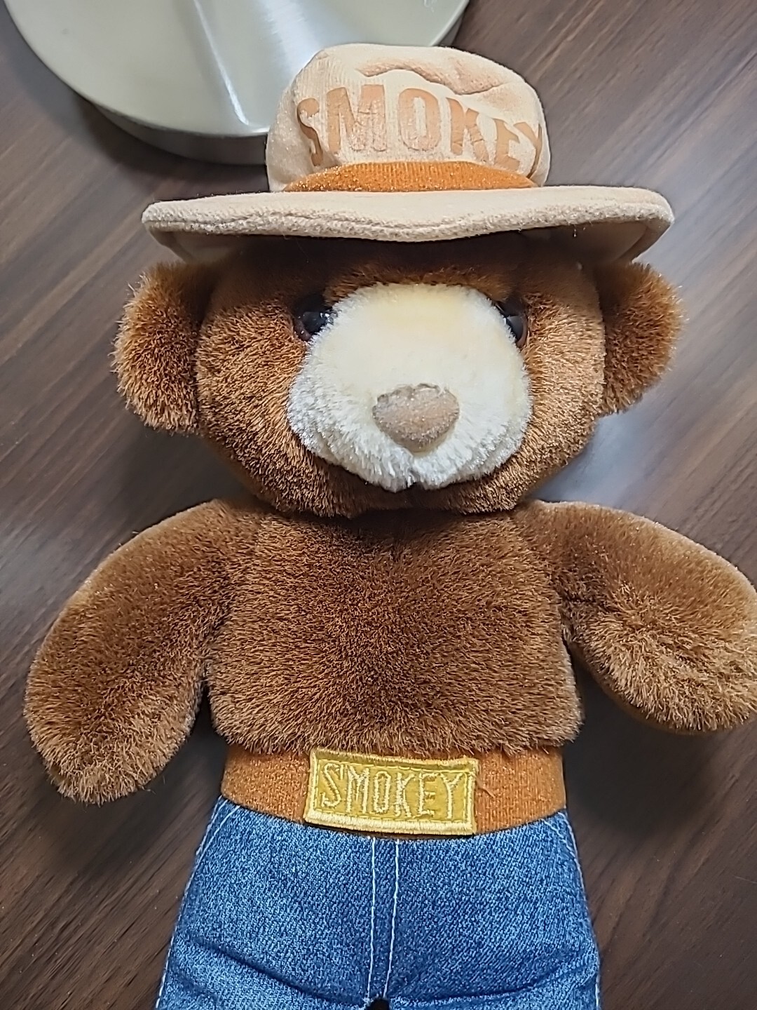 VTG Smokey The Bear Plush Bear 12″ Three Bears Inc 1980s