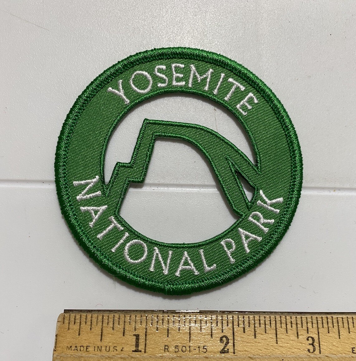 Yosemite National Park Granite Half Dome Souvenir Cut-out Iron-on Patch Badge