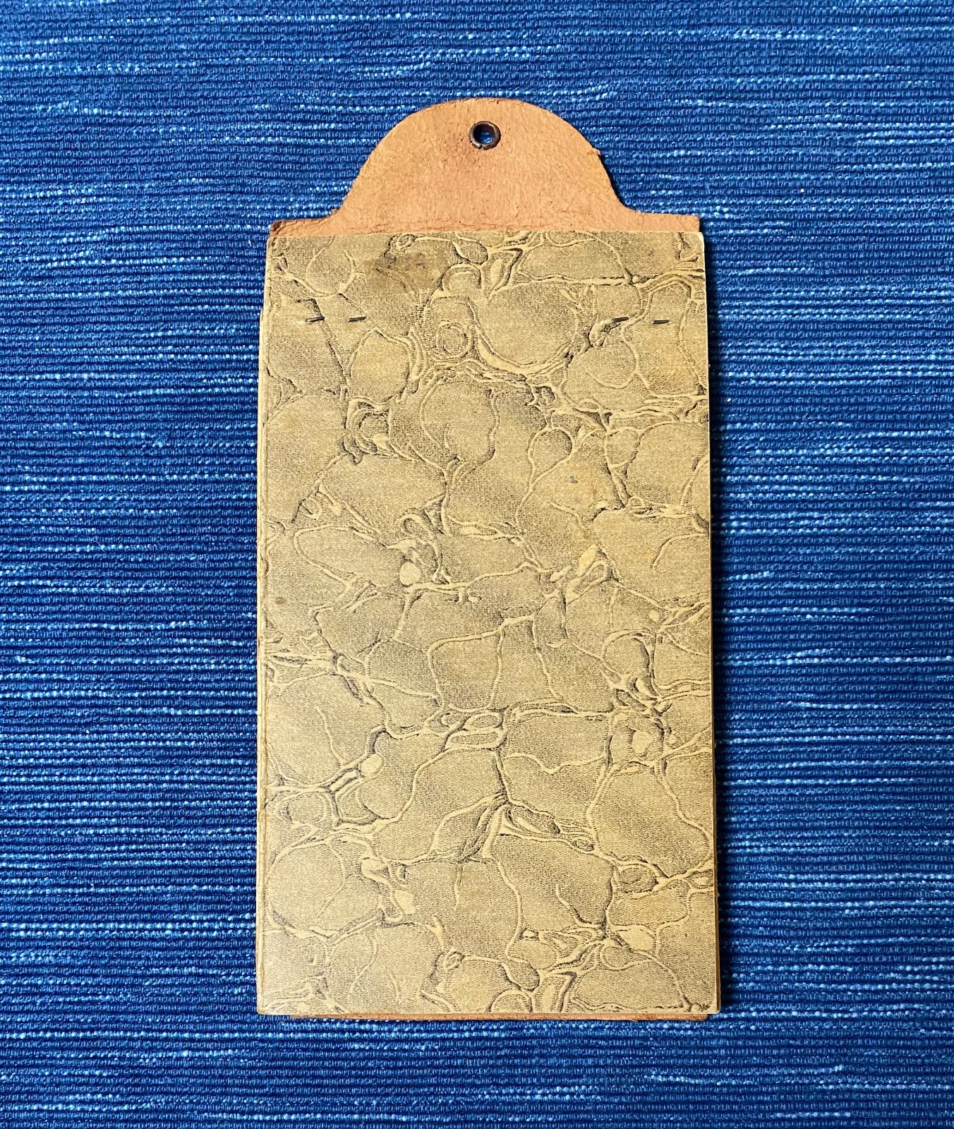 Vintage NOS Leather Telephone Address Pad Yosemite National Park Bear Souvenir