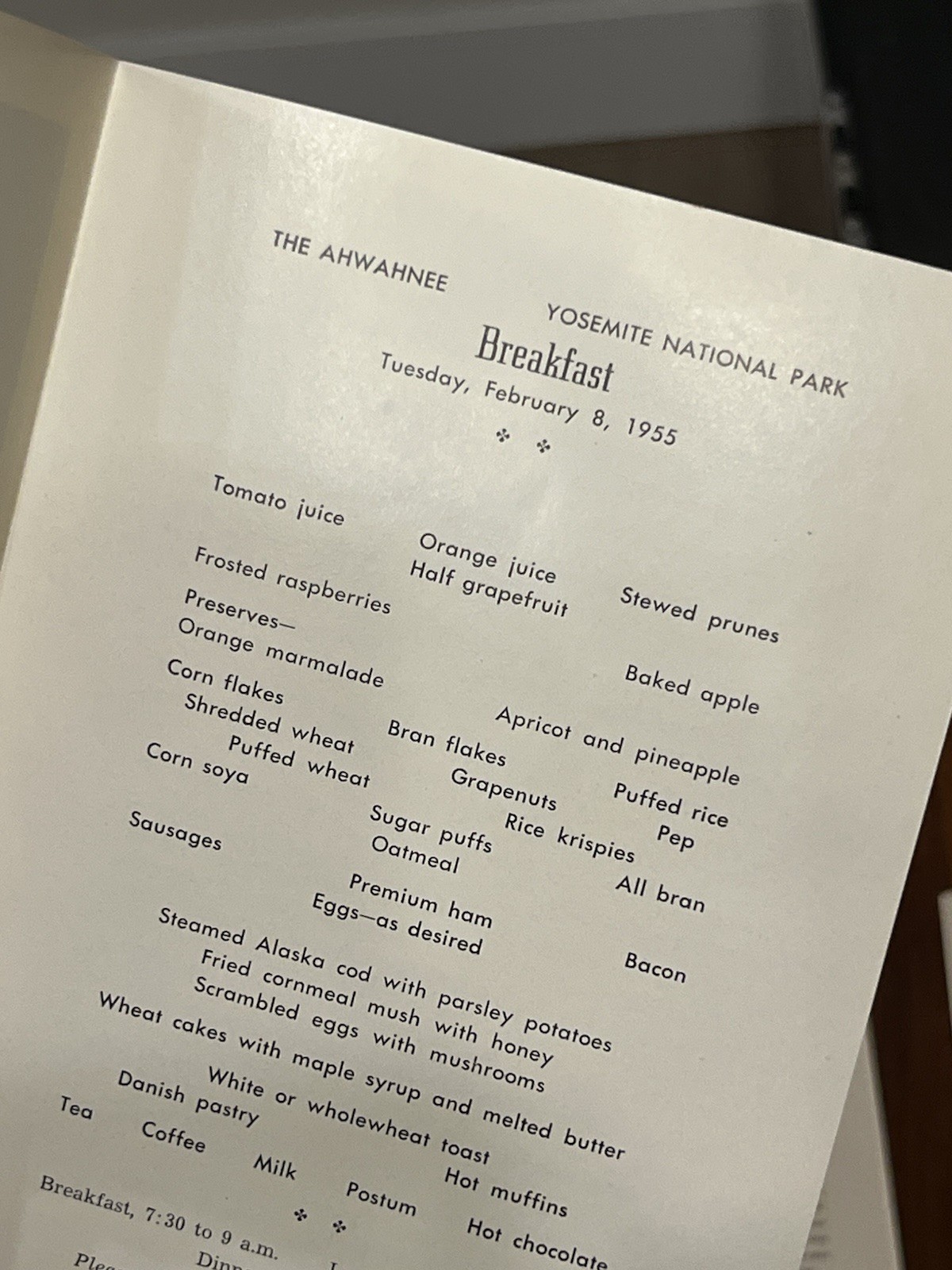 5 1955 YOSEMITE AHWAHNEE Hotel Menus Ansel Adams photo Covers original EX+