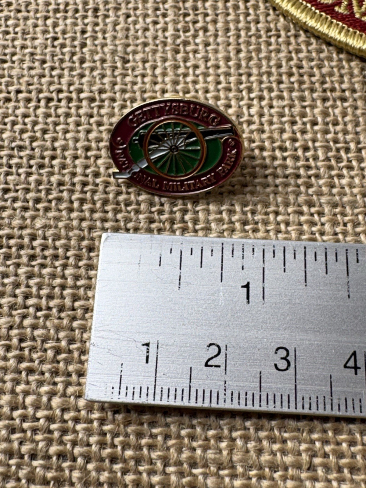Gettysburg National Military Park Iron On Patch & Enamel Pin ***READ