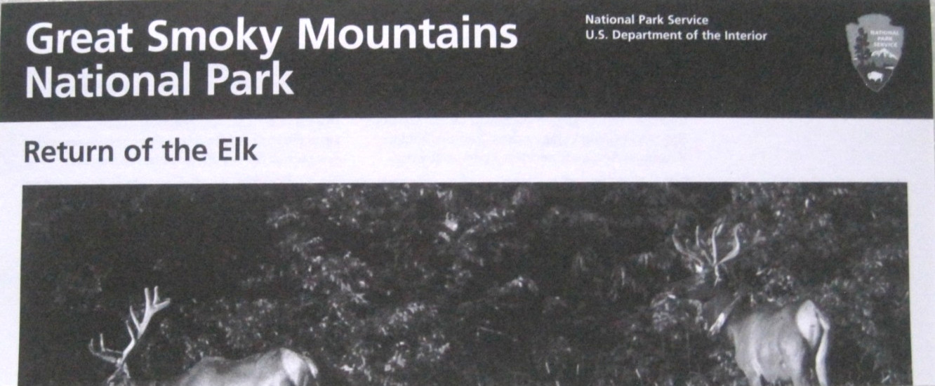 Great Smoky Mountains National Park Return Of The Elk Unigrid Brochure