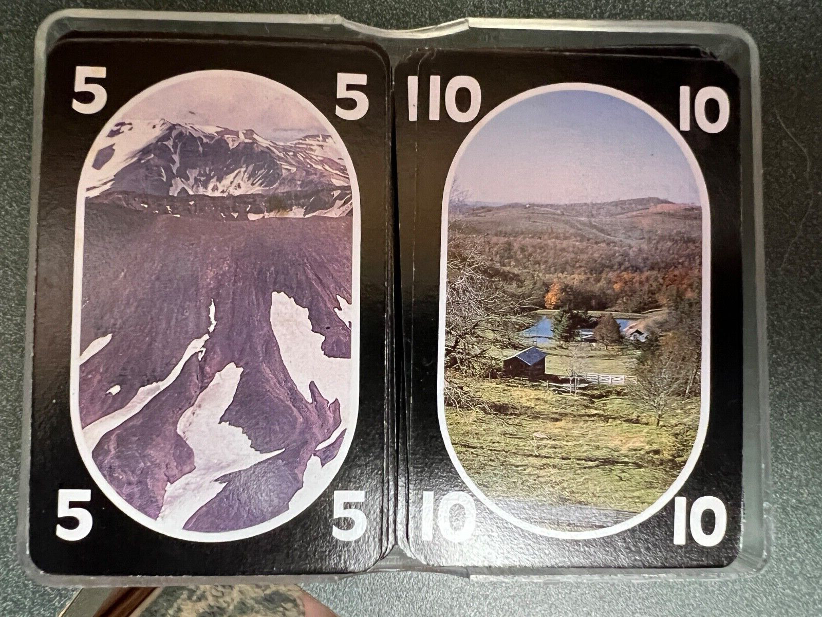 Vintage 1985 National Park Wit Quiz Playing Cards