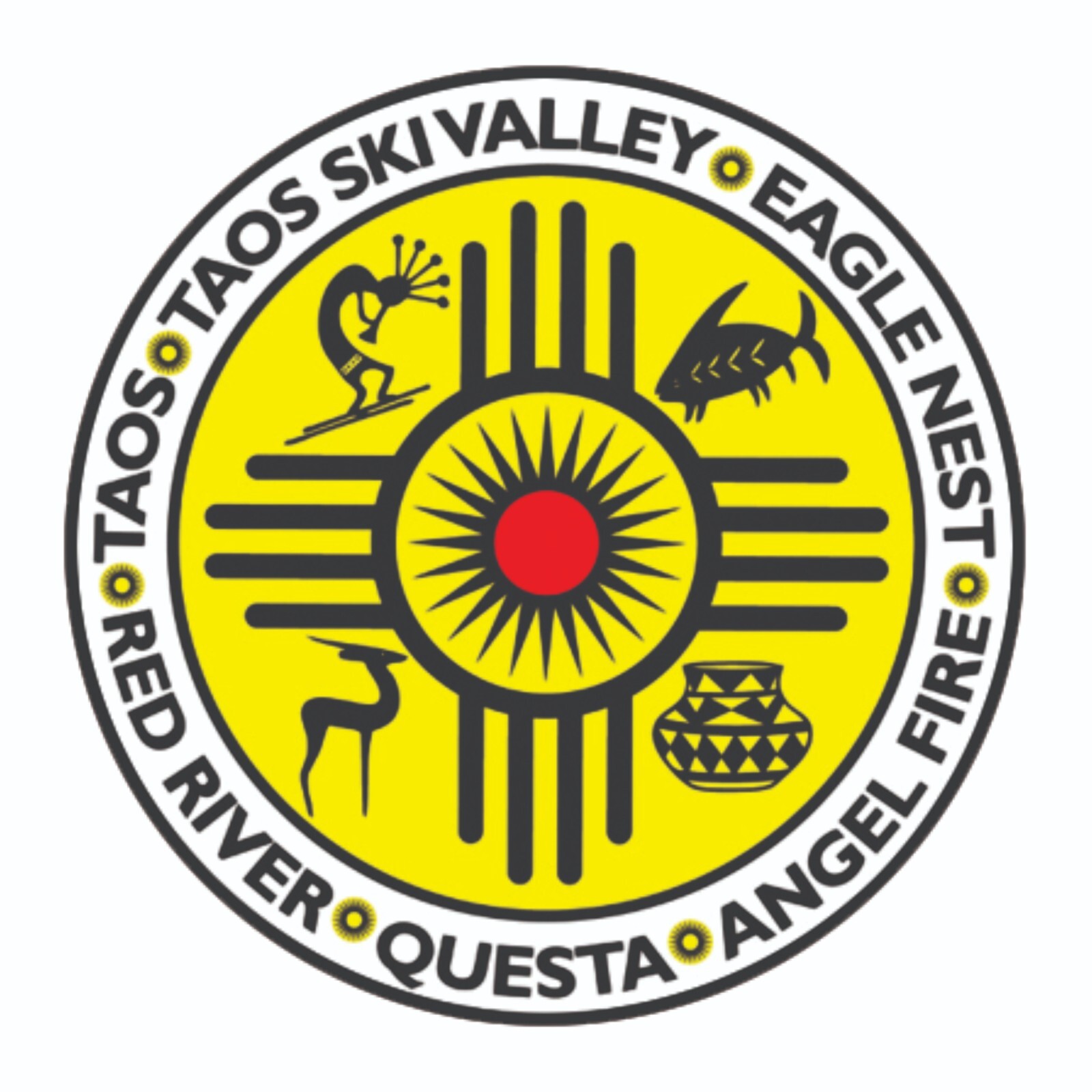 Taos Eagle Nest Angel Fire Red River New Mexico Sticker Decal Bumper Sticker