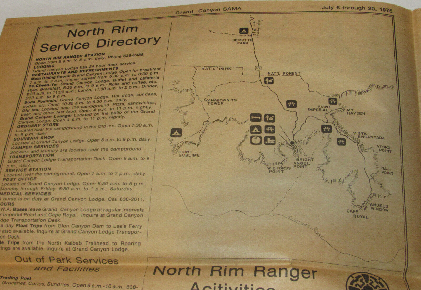 3 1975 NATIONAL PARK ENTRANCE PERMITS! GRAND CANYON/SEQUOIA/PETRIFIED FOREST+MAP