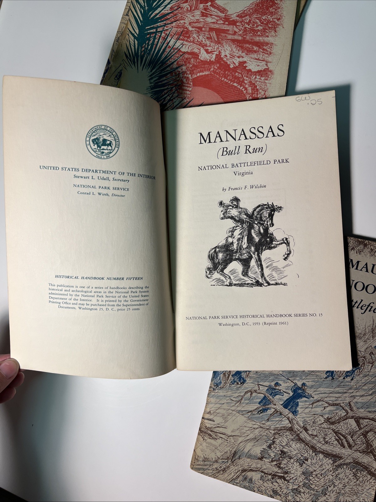 VTG National Park Service Historical Handbooks, Set Of 6, Reprints 1961