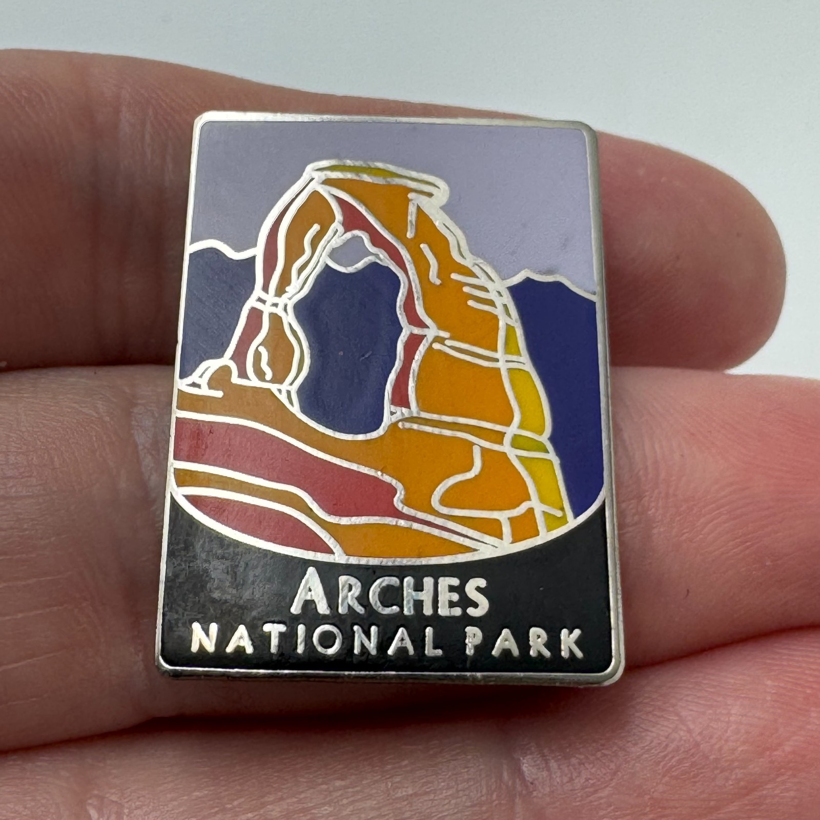 Arches National Park Delicate Arch Scenic Souvenir Enamel Lapel Pin
