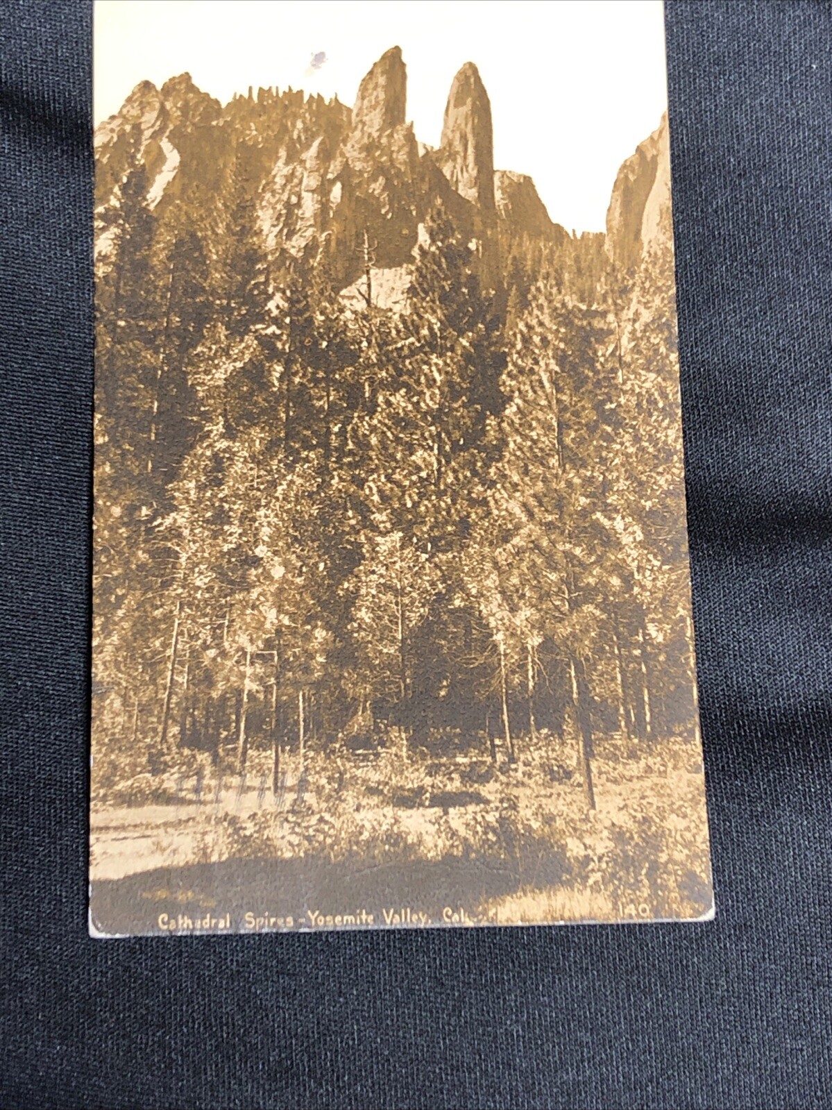 Vintage Postcard Cathedral Spires Yosemite CA California 1911 (P127)