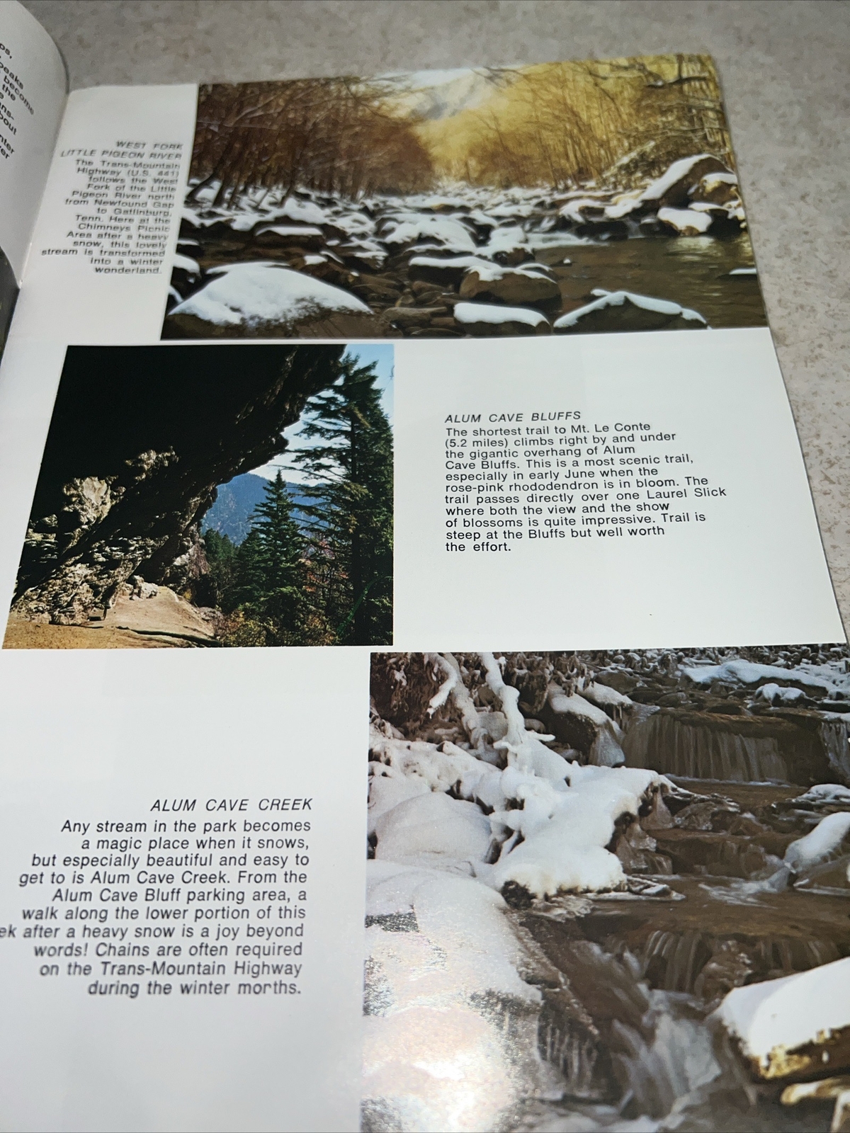 Great Smoky Mountains National Park Full Color Book North Carolina Tennessee