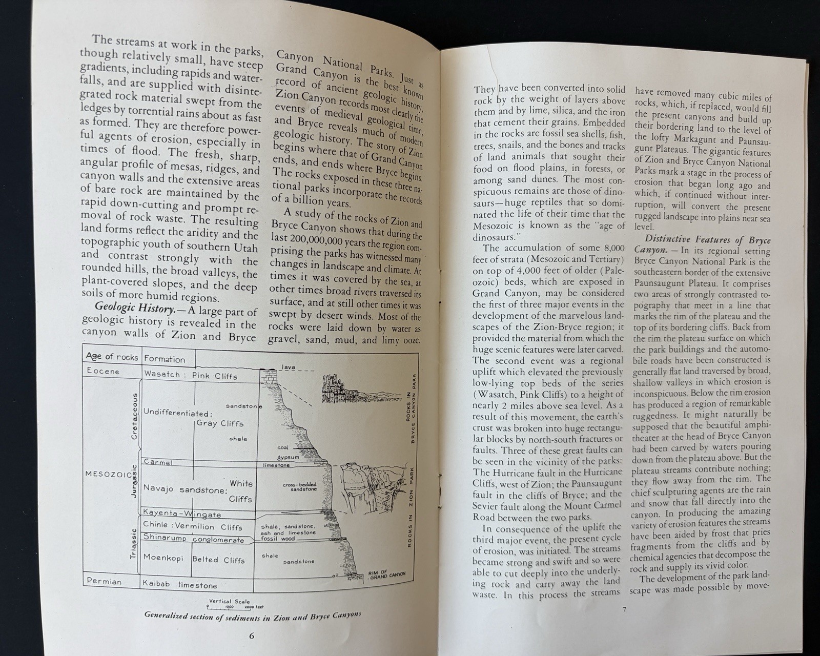 1948’s National park Brochures, Bryce, Craters of the Moon, Grand Canyon