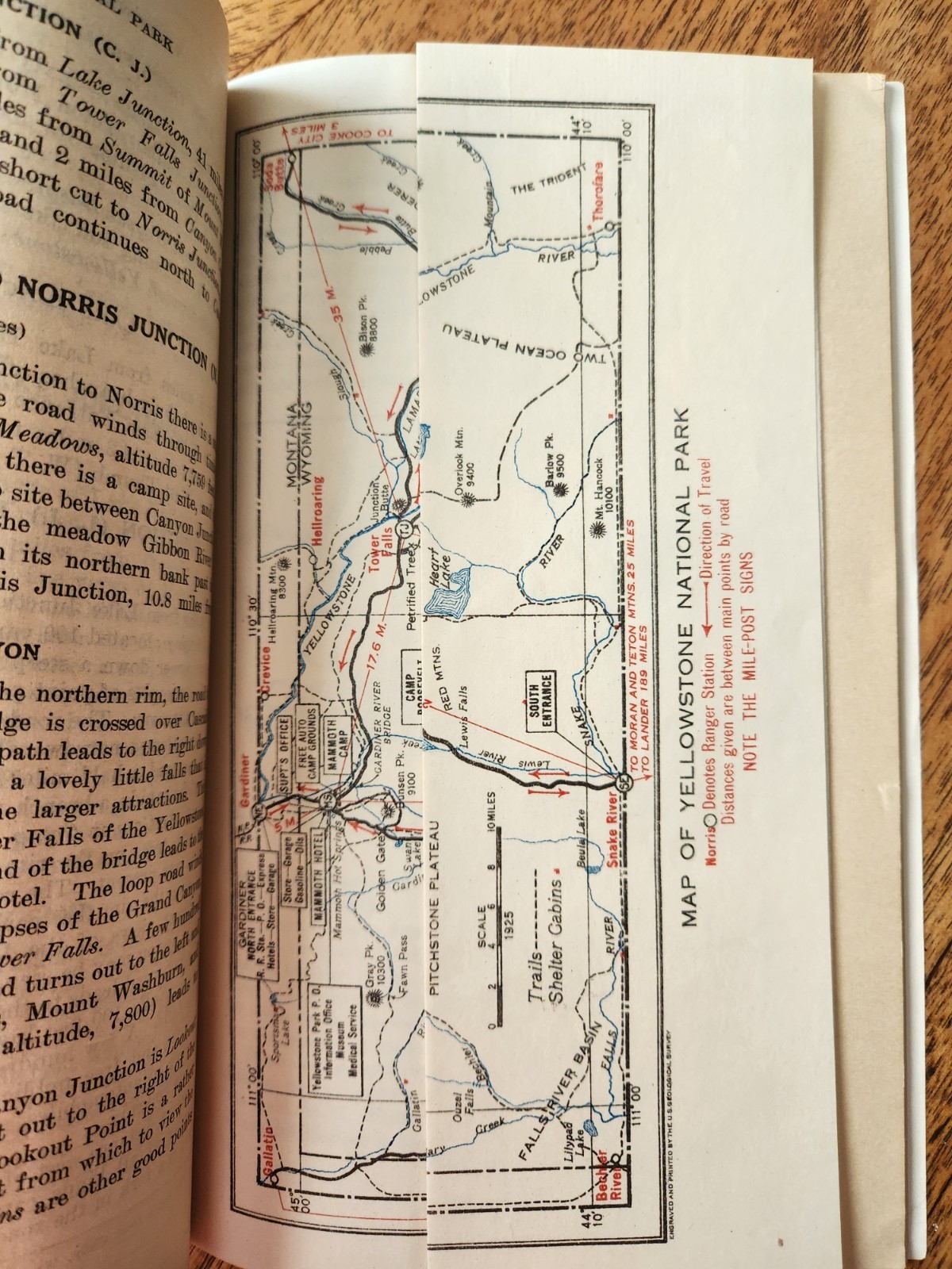 Antique 1925 Yellowstone National Park Rules Regulations Department of Interior