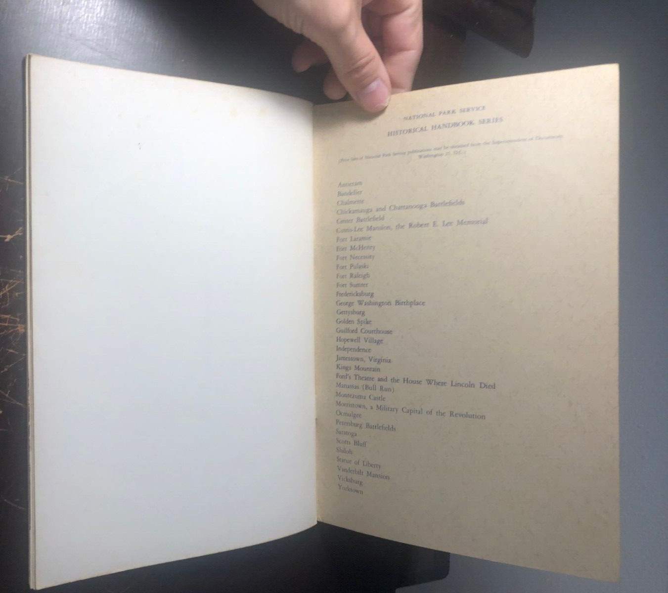 VINTAGE Shiloh National Military Park Booklet / 1961