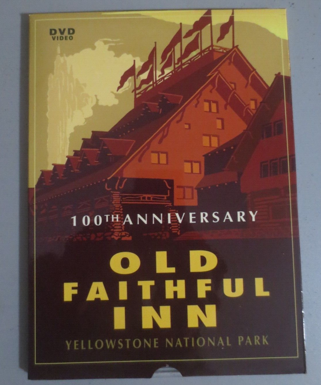 Old Faithful Book Hardback Book 63 Pages and Dust Cover and DVD in Box