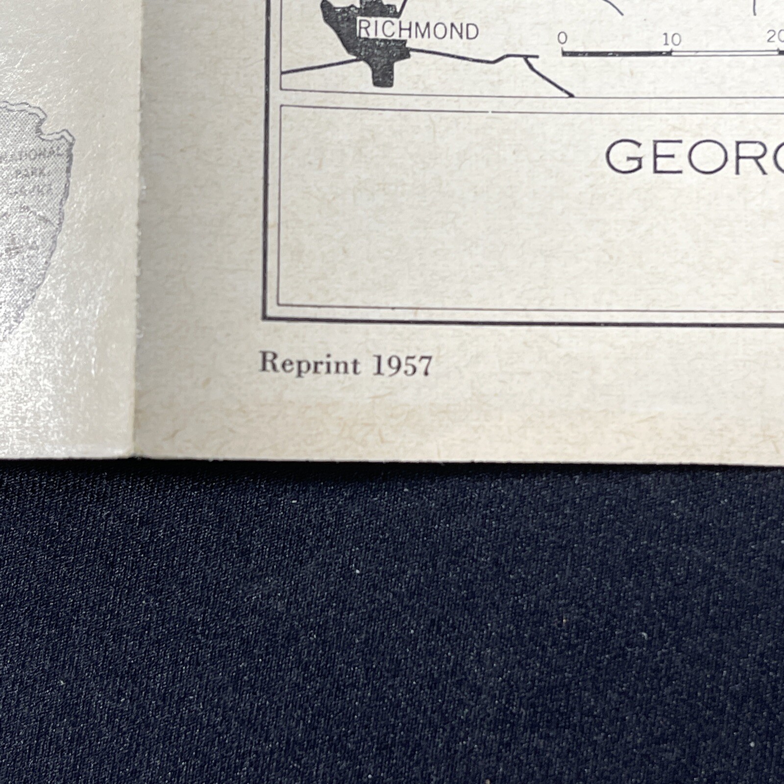 Vtg 1957 George Washington Birthplace National Monument Brochure Pamphlet VA