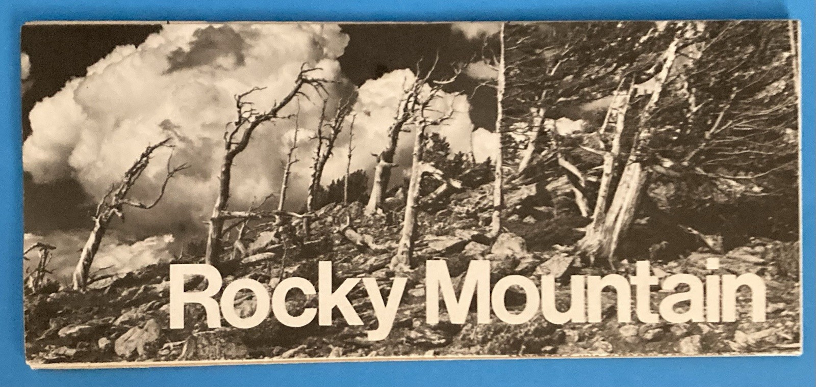 1979 Rocky Mountain National Park Map Trail Map Park Info Wall Decor RARE