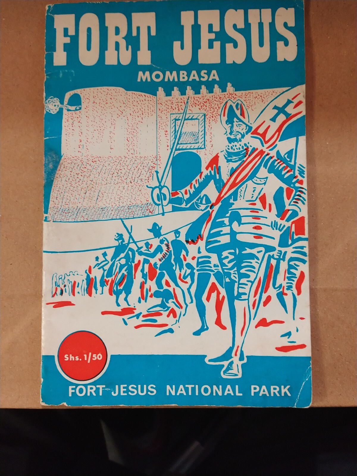 FORT JESUS NATIONAL PARK GUIDEBOOK MOMBASA KENYA 1967 with map