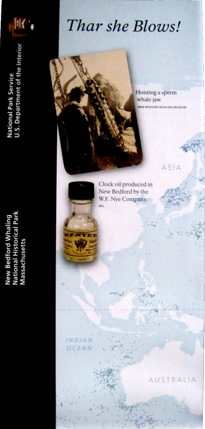 New Bedford Whaling Historical Park National Park Service Unigrid Brochure Map