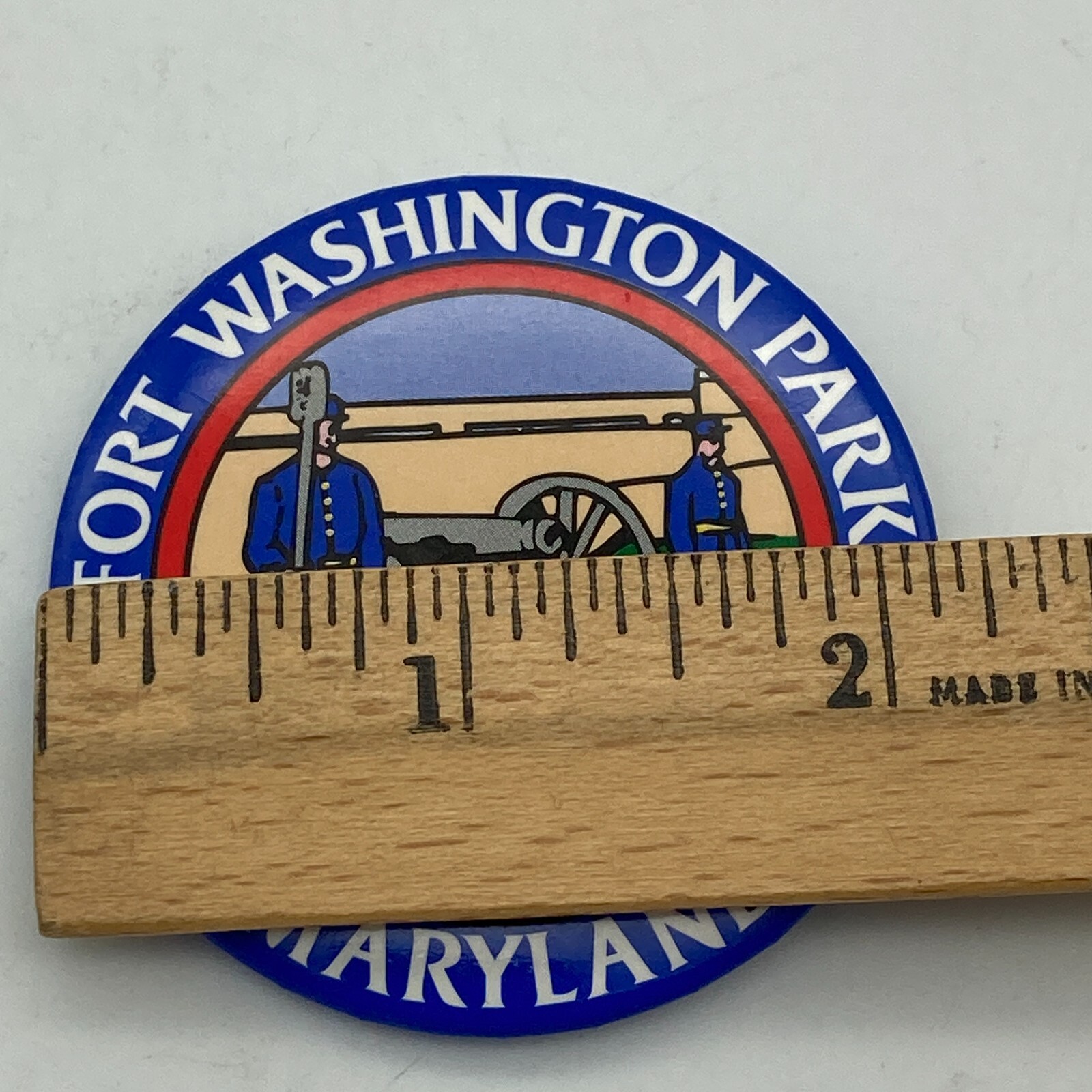 Fort Washington National Park Maryland Pin Button Badge Warburton Washington DC