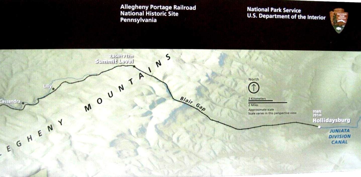 Allegheny Portage Railroad Historic Site National Park Service Unigrid Brochures