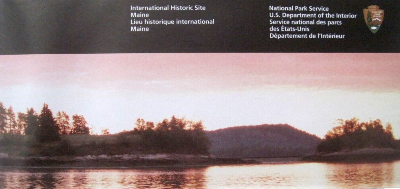Saint Croix Island Historic Site National Park Service Unigrid Brochure Map