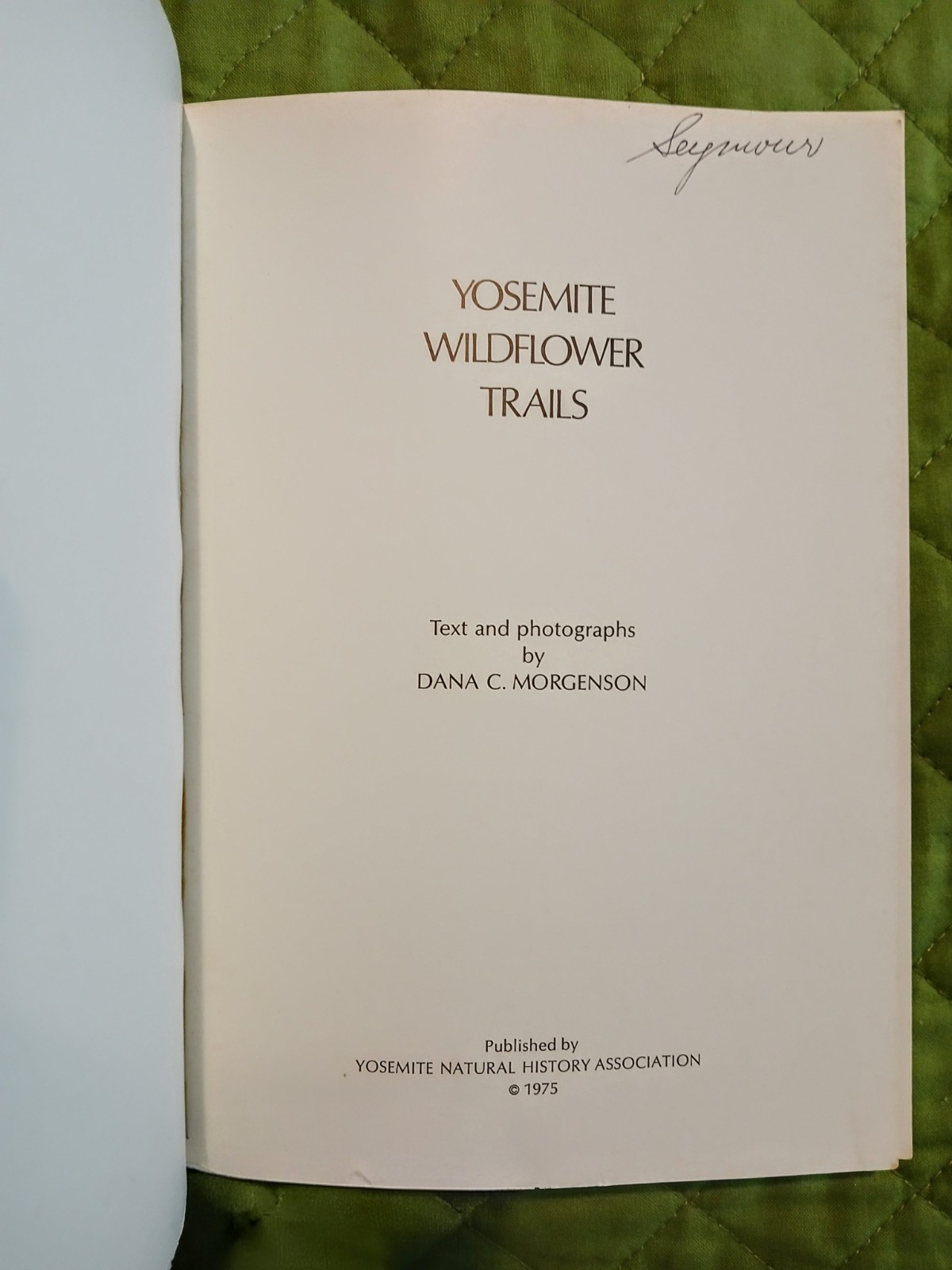 Yosemite National Park books from the 1970s – Lot of 3