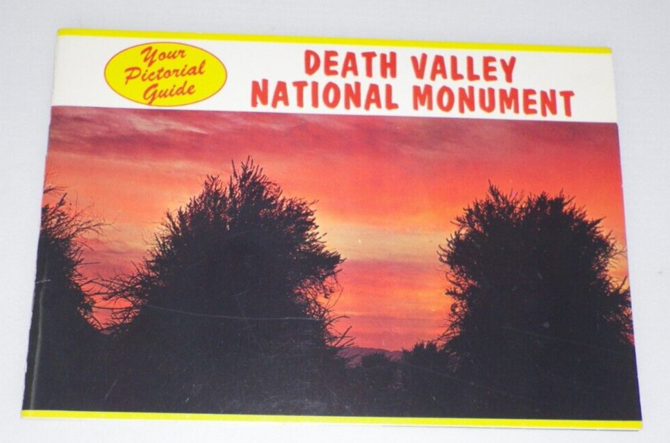 Death Valley National Monument Your Pictorial Guide Color Photo Book 1963