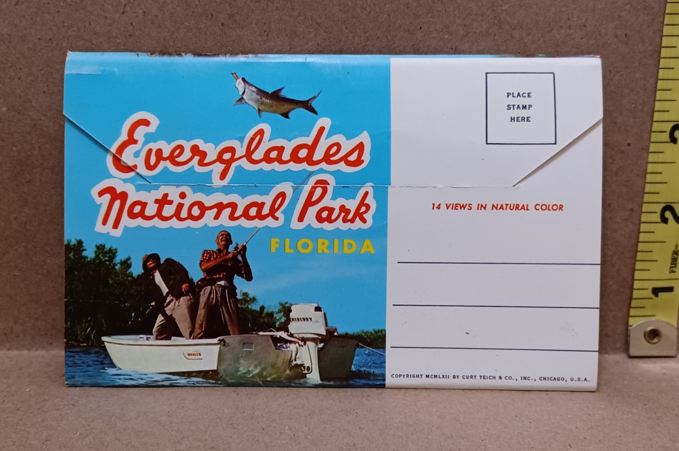 Everglades National Park (14 Views in Color) – Vintage 1962 Souvenir Postcard