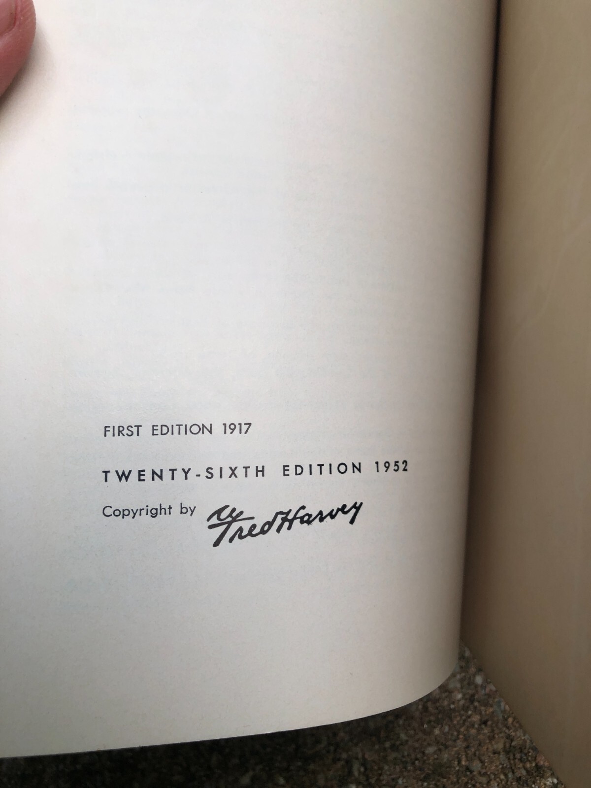 1952 Story of the Grand Canyon How it was Made Booklet
