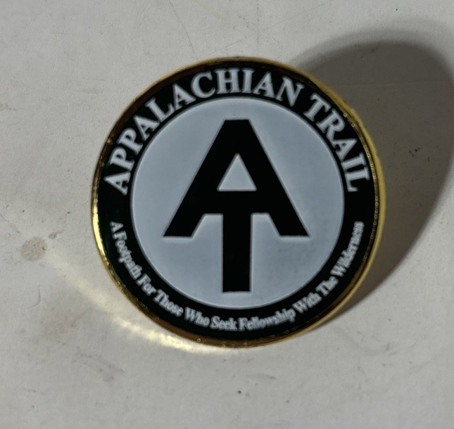 Appalachian Trail Logo Lapel Pin National Scenic Trail Maine Illustrated