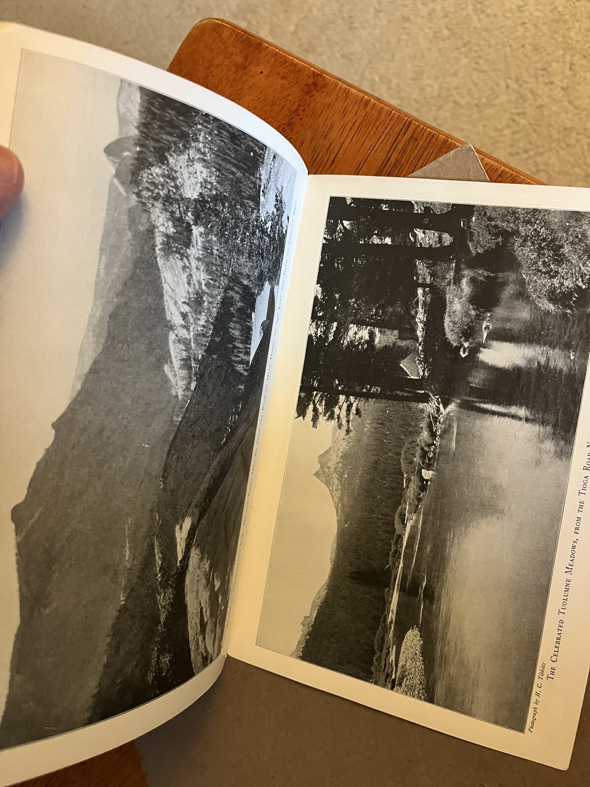 Vintage Yosemite National Park Photo Guide Paperback book