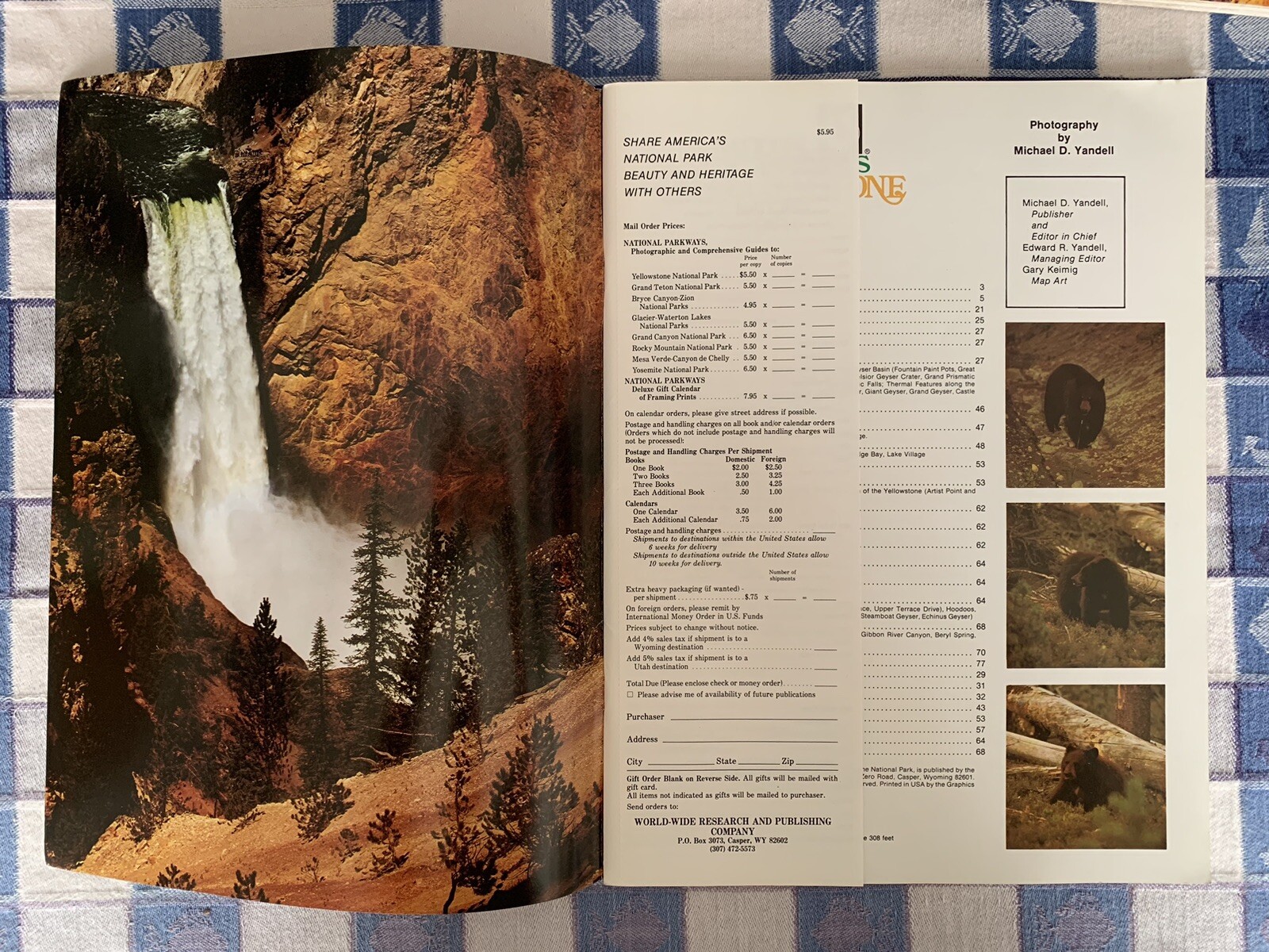 National Parkways Grand Canyon and Yellowstone Comprehensive Travel Guide 1977