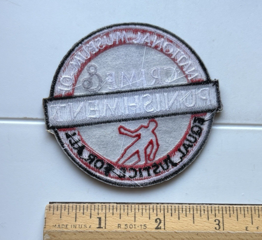 National Museum of Crime & Punishment Washington DC Souvenir Embroidered Patch