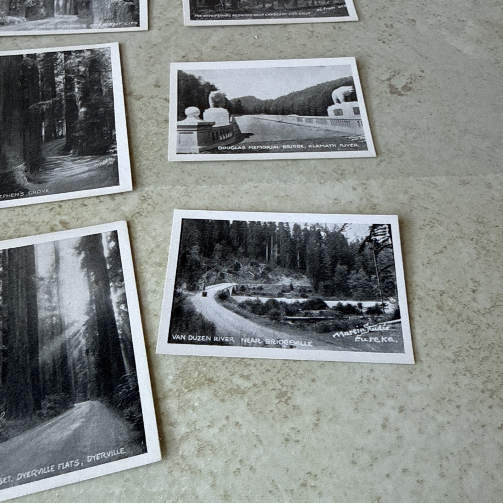 Souvenir Views Vtg picture 18 Mini Redwood Hwy CA