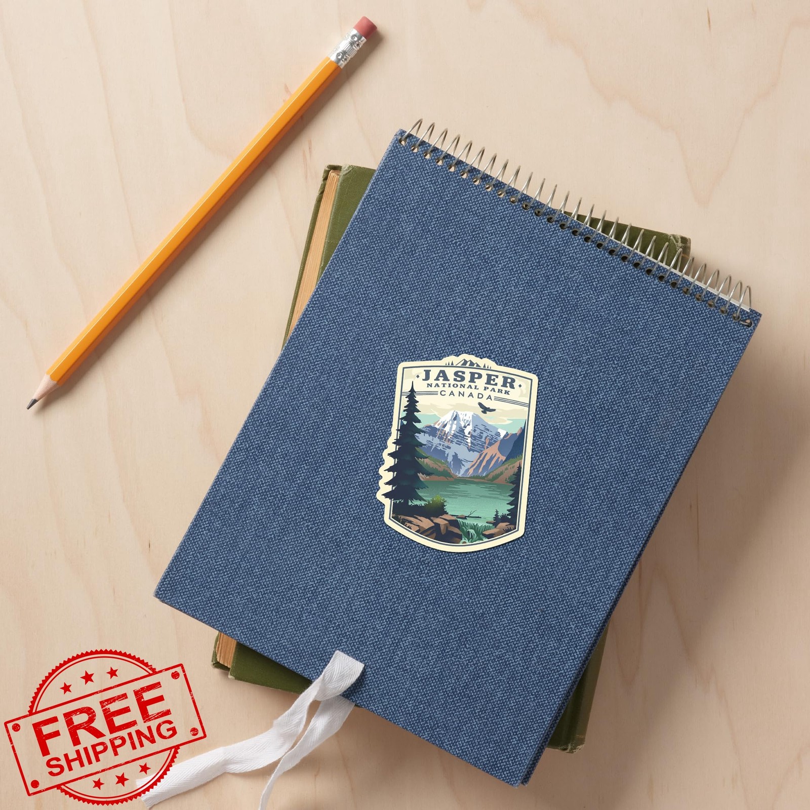 Lantern Press Small Jasper National Park sticker