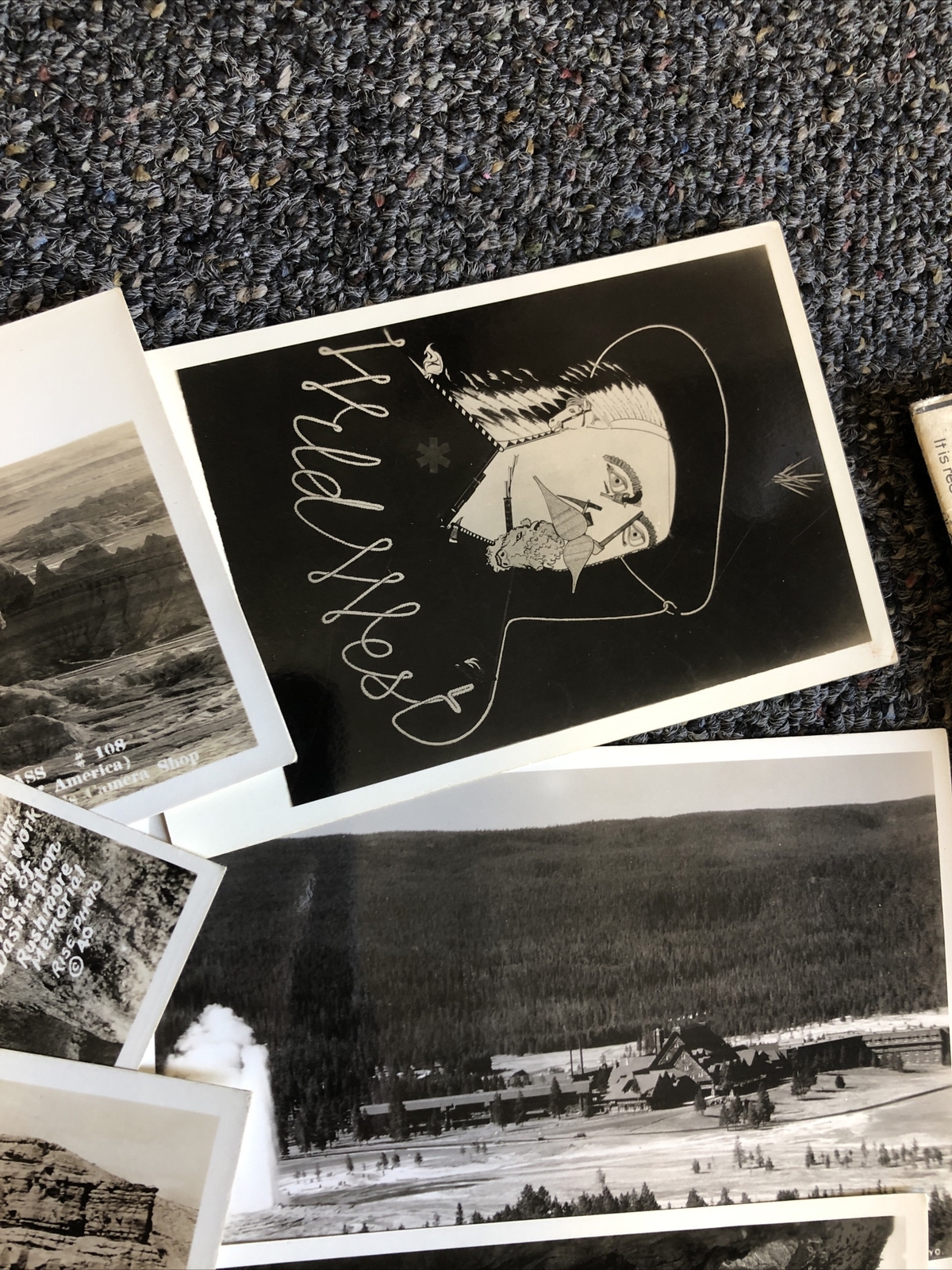 Vintage 1930’s National Parks Yellowstone Grand Teton Wind Cave Ephemera Lot 36