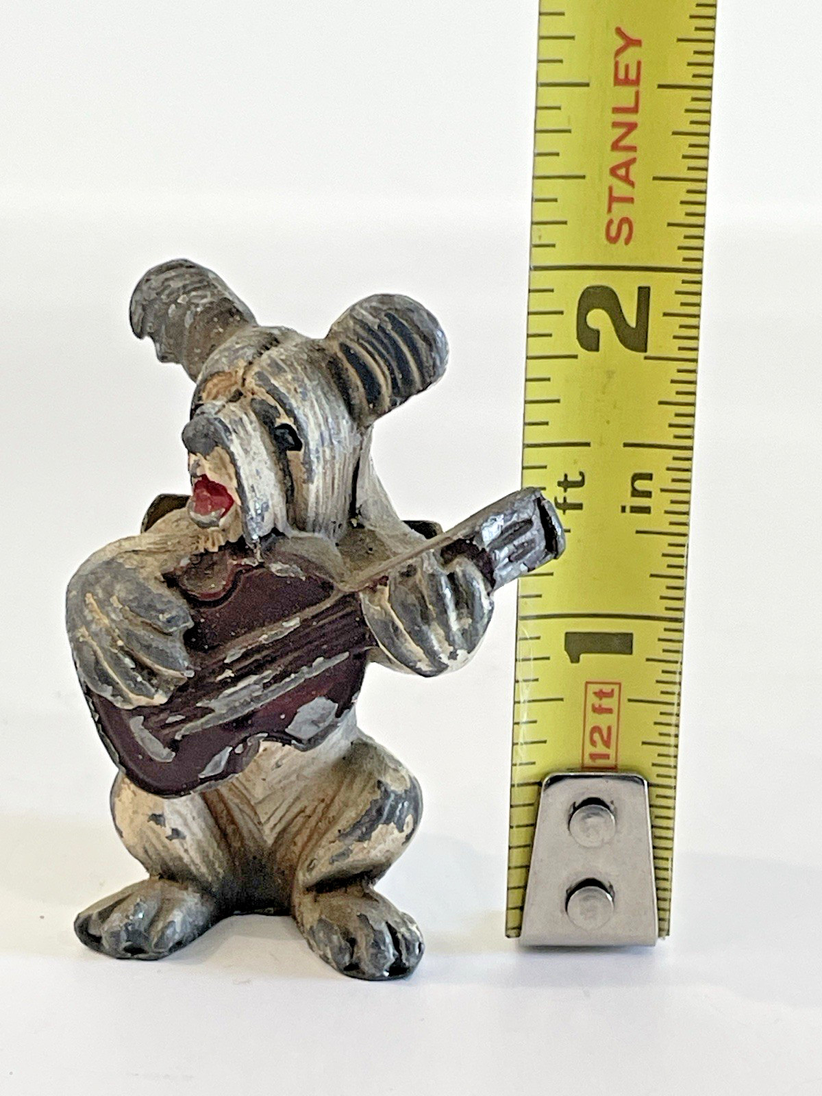 VTG Cast Iron Dog Guitar Grand Canyon National Park tourist Souvenir 1940’s