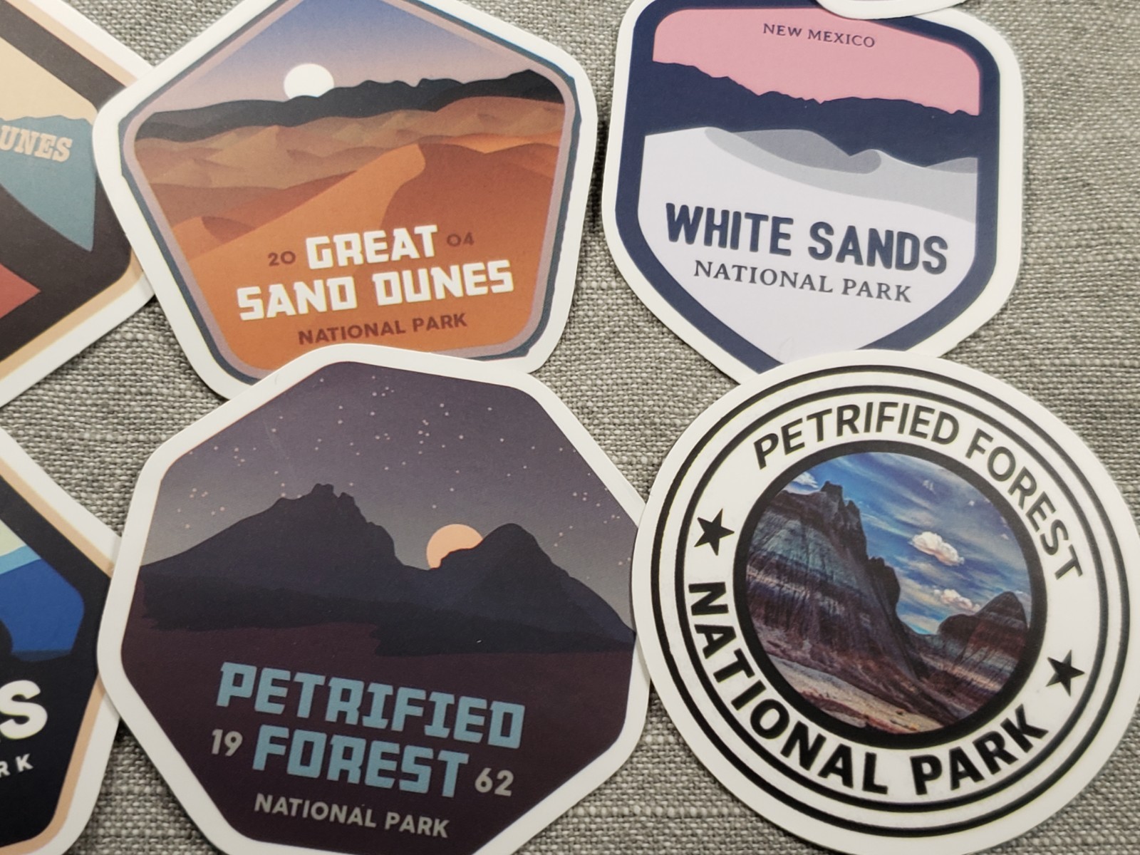 National Park Stickers Lot Of 9 Southwest US Arizona Colorado Utah C38-1